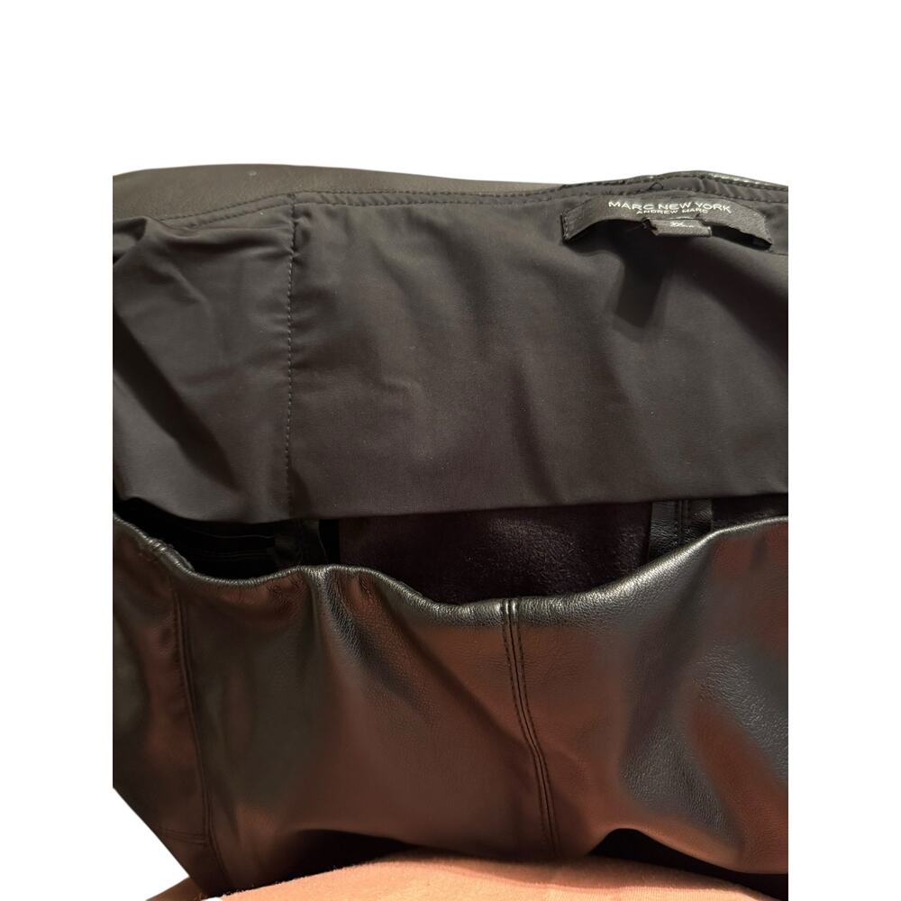 Marc New York Faux Leather Pull-On Pants‎ 3X Black - Picture 5 of 7